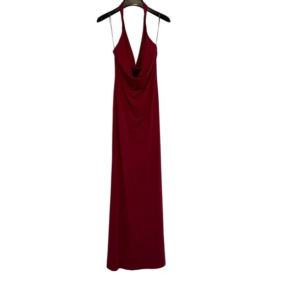 New BNWT Sasha Therese Harper Burgundy Maxi Dress Size Small - Picture 5 of 16